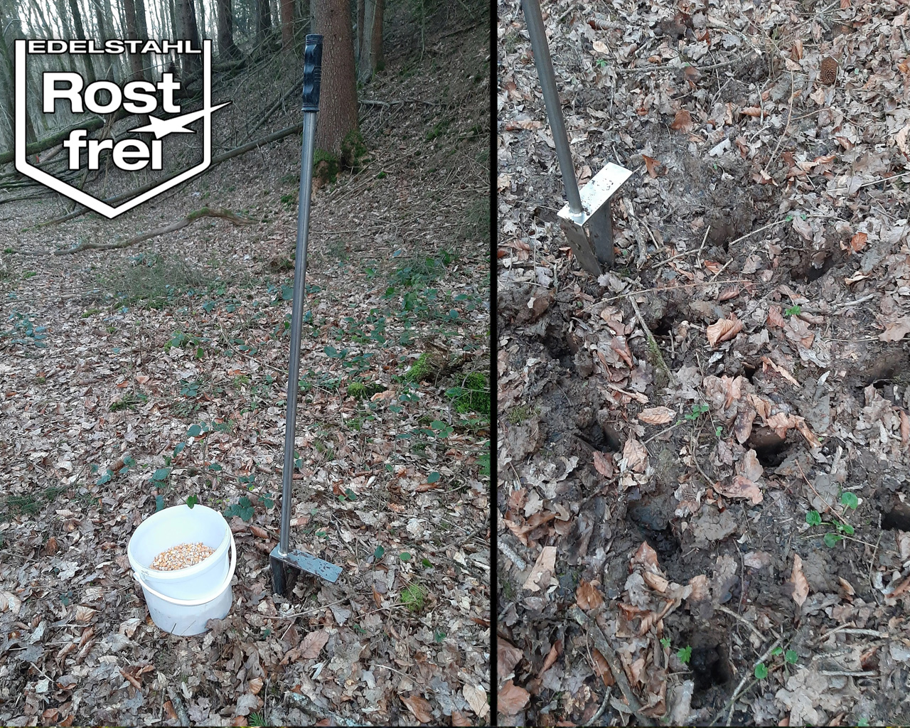 Kirreisen aus Edelstahl