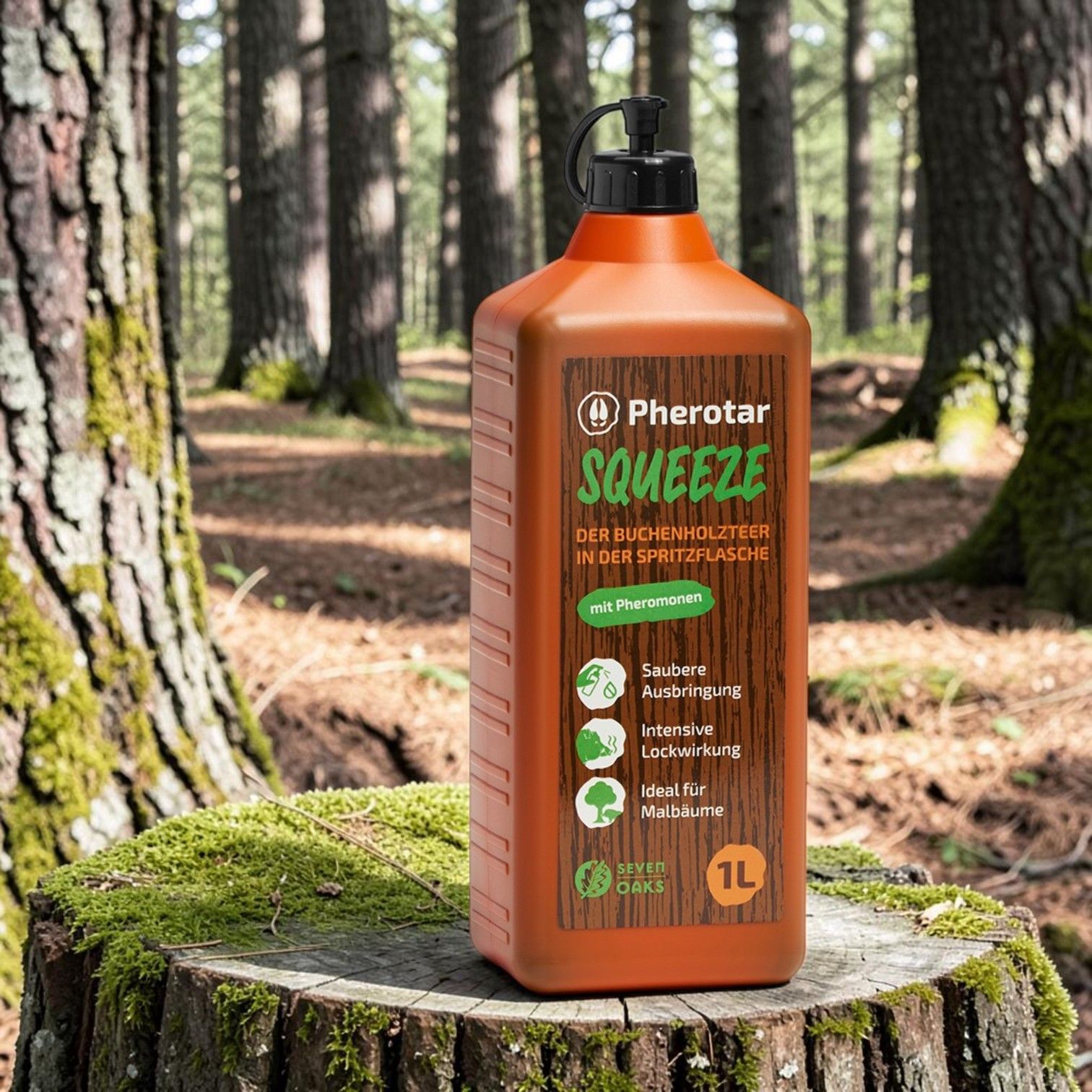 Pherotar Squeeze- Buchenholzteer mit Pheromonen 1 Liter