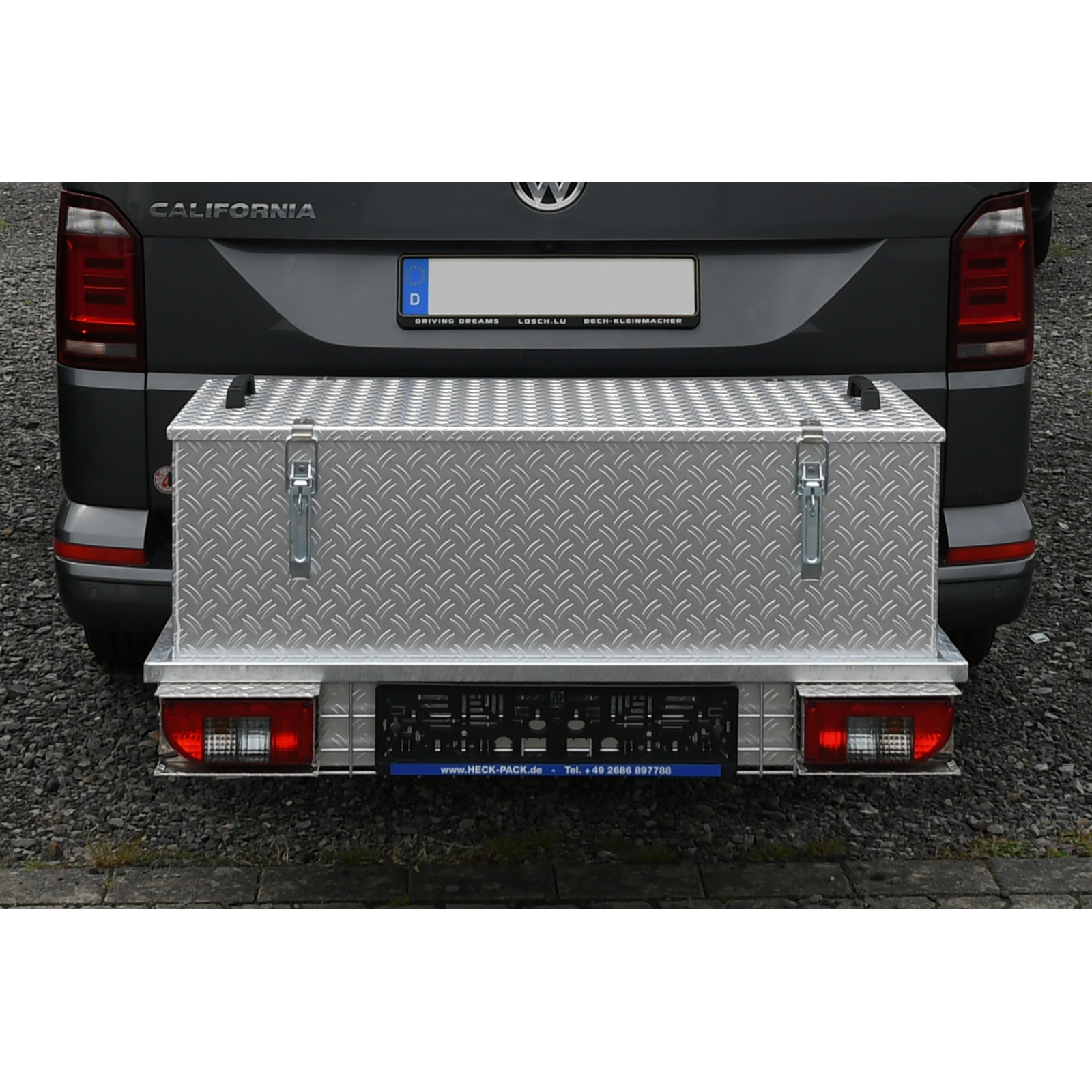 Transportbox aus Alu für Hecktransporter 1000 x 500 mm