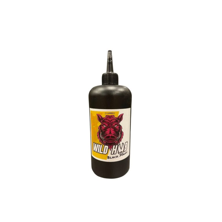 WILD HUB Black Magic Schwarzwild, Rotwild Lockmittel 500ml – Variante schwarz