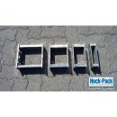 Quad-Verlängerung Edelstahl 50, 100, 150, 200, 250mm lang